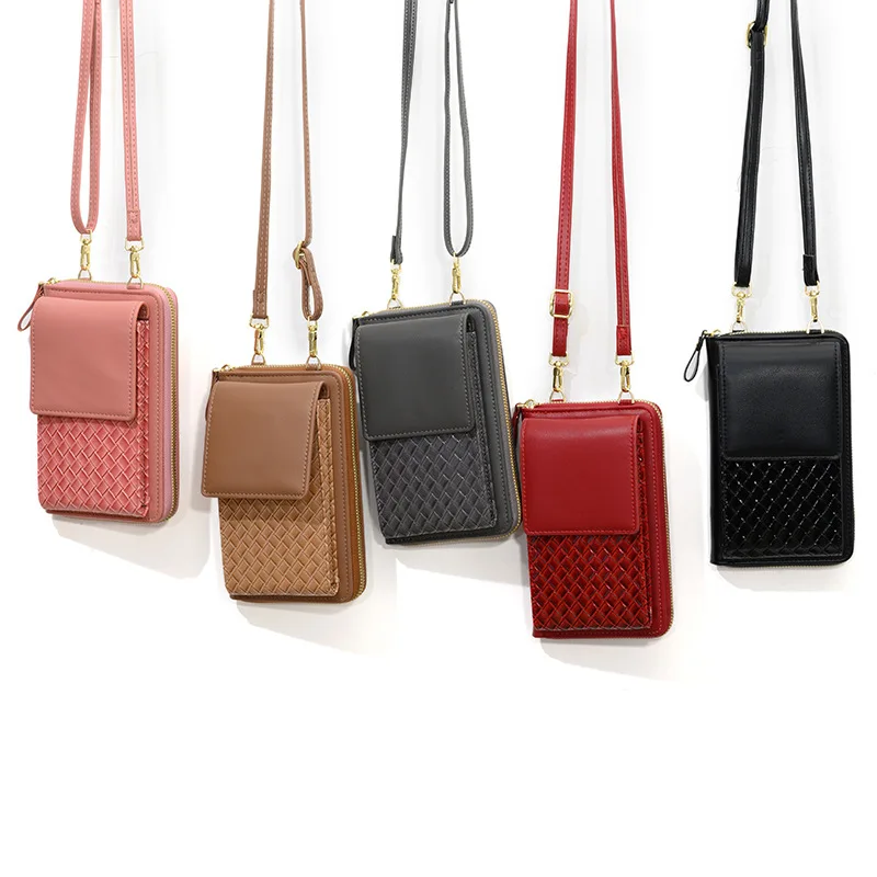 Simple Fashion Ladies Shoulder Cross Bady Bag Pu Leather Chain Small Bag Women Cosmetic Handbag College Female Daily Wallet