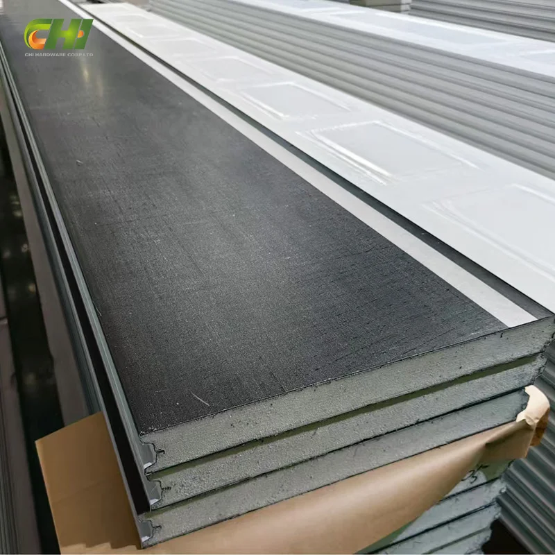USA Standard Aluminium Sectional Garage Doors Panel Automatic Sandwich Panel For Garage Door