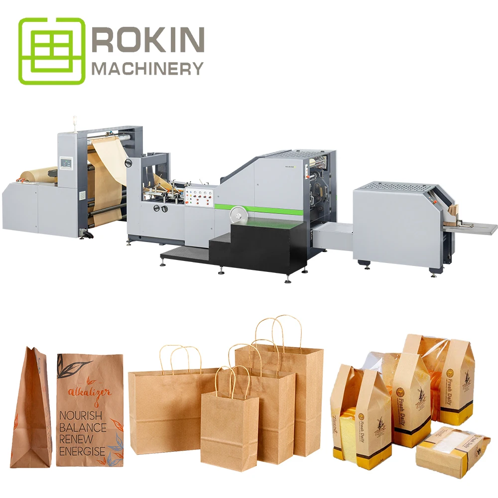 Automatic Machine semi automatic recycled paper bag making machine price in pakistan