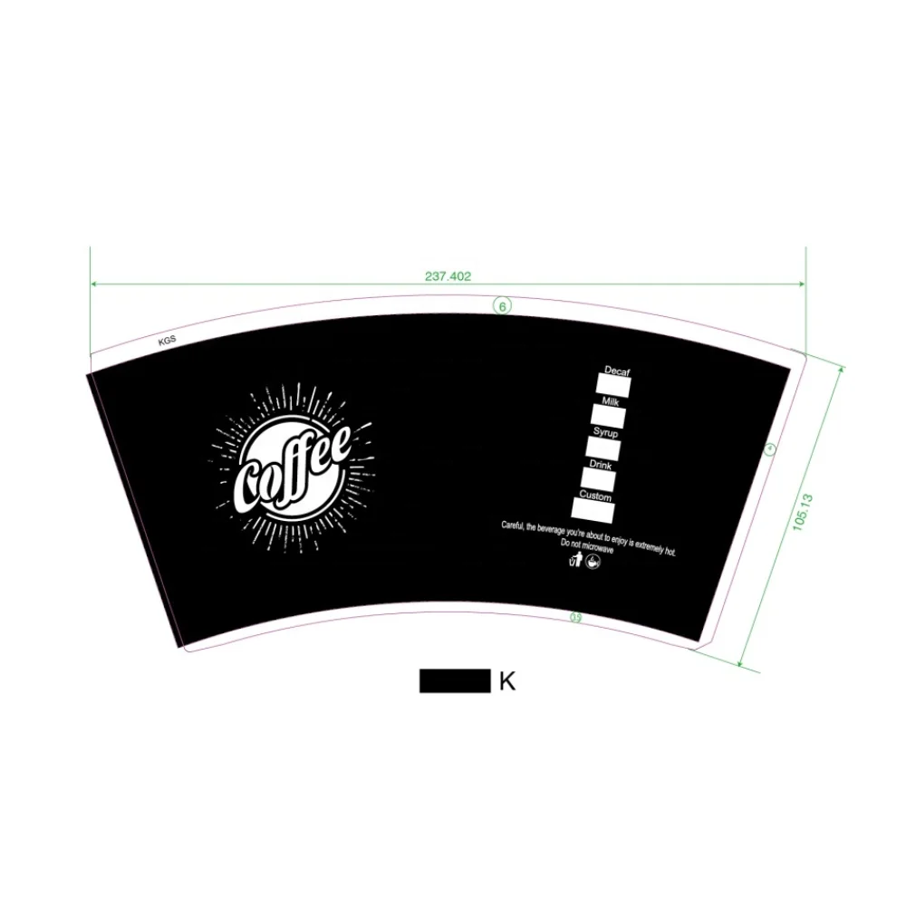 Excellent manufacturers pe coated paper cup rolls raw material for paper cups fan