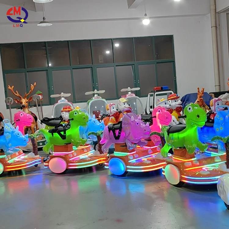 Shopping Mall Ride On Train 10 Seats Kids Amusement Park Rides Dinosaur Electric Train Trackless Train For Sale