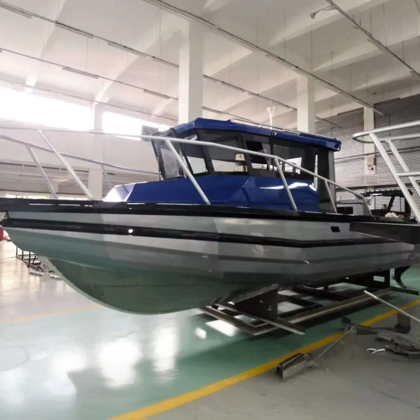 All welded aluminum fishing vessel 25ft/7.5m boat with ce certificate