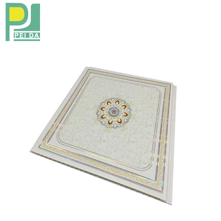 Living Room Flexible Plastic Pvc Square Ceiling 600x600mm