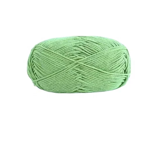 Milk Cotton Yarn Amazon hot sale worsted weaving cotton 100% milk cotton knitting yarns for crocheting