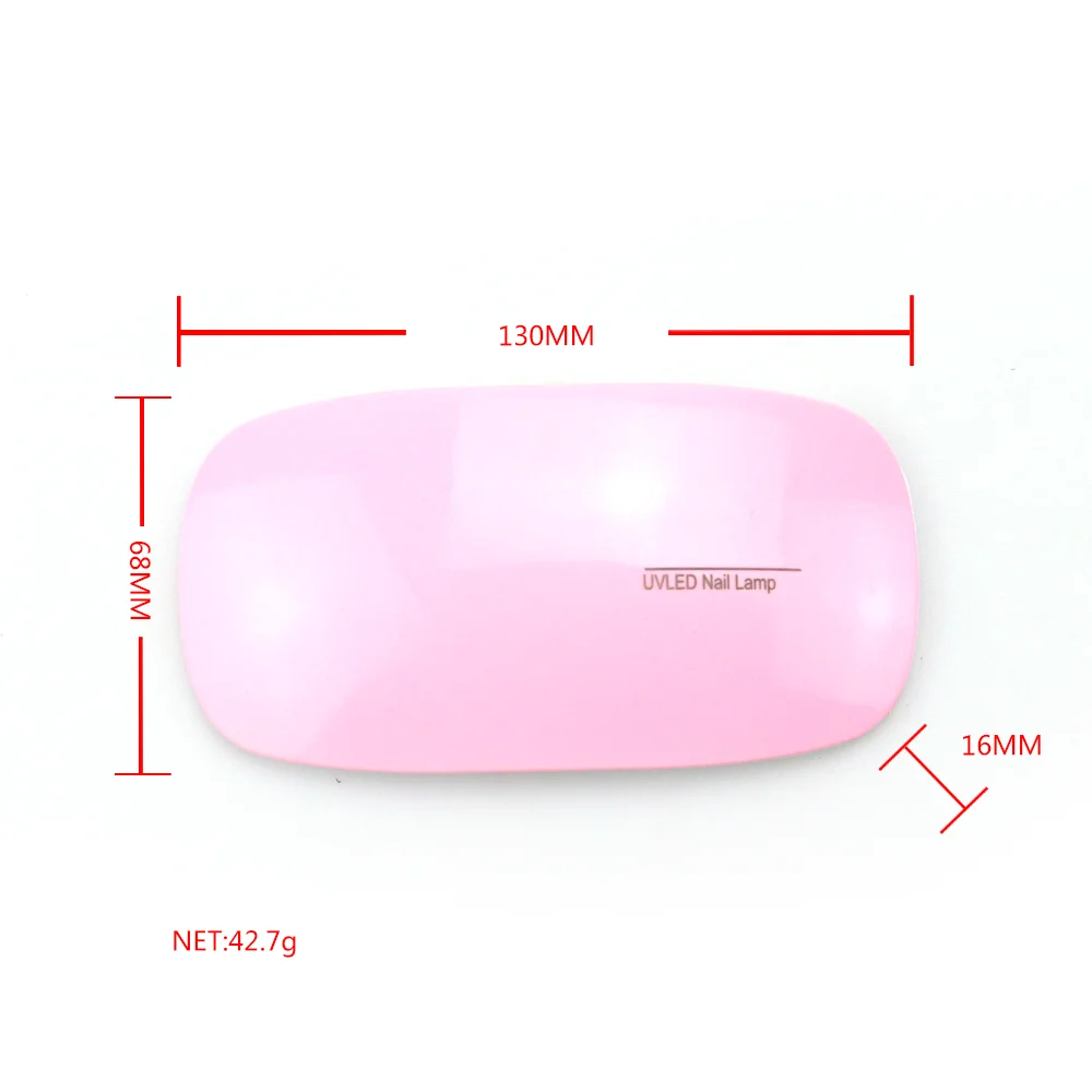 Mini 6W USB Rechargeable Portable Smart Sensing Nail Polish Quick-drying UV LED Manicure Lamp