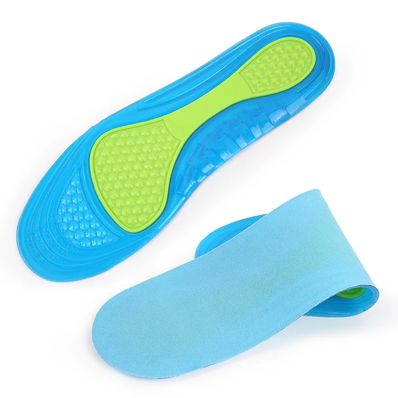 Velvet Surface Shock Absorption Insoles Slow Pressure Sweat Absorption Leisure Sports Running Foft  Shoes Pad Insert Foot Care