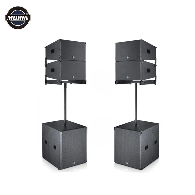 Система громкоговорителей MORIN LINE ARRAY 10 дюймов с электроприводом для свадебного живого шоу
