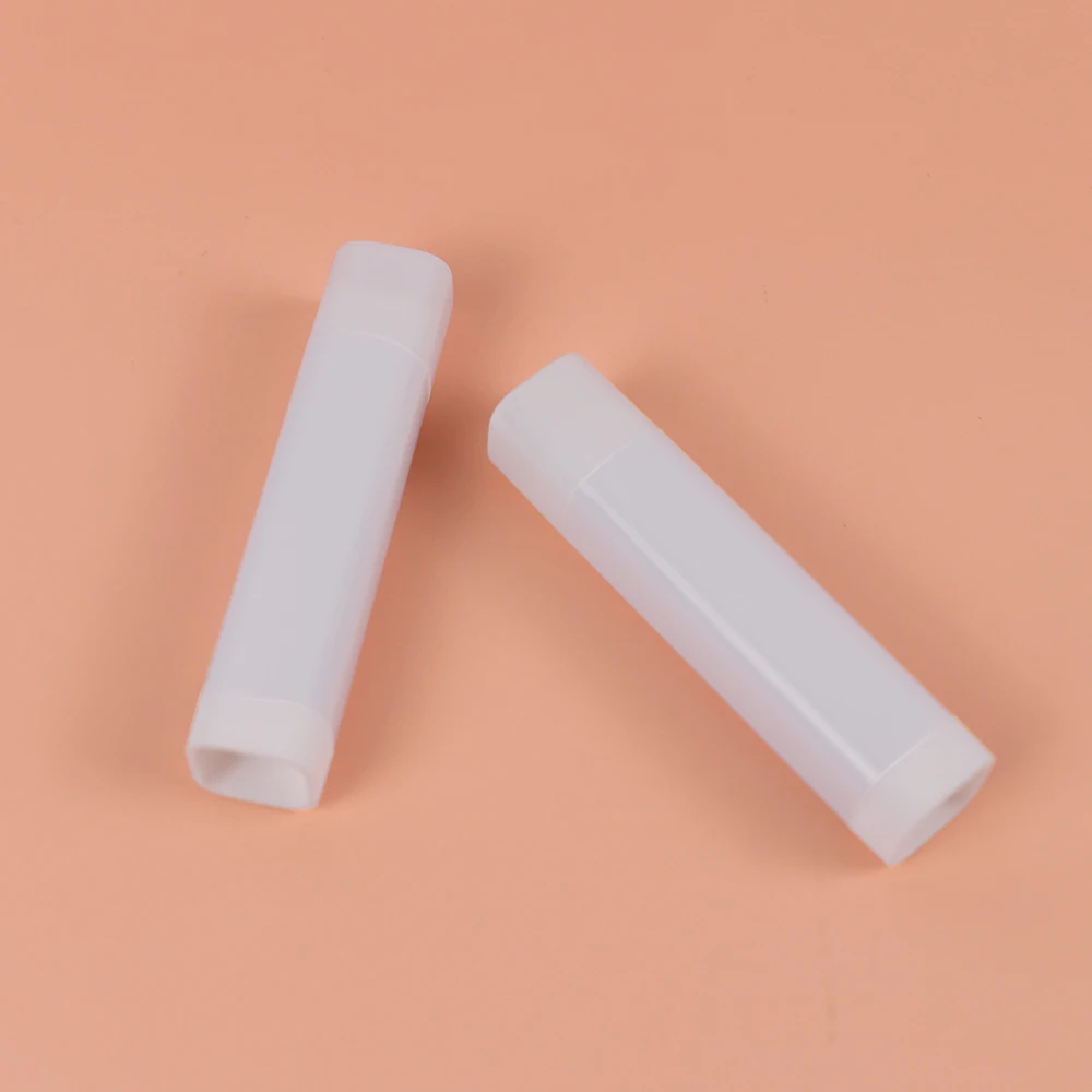 Professional empty square chap stick lip balm tubes with private logo for personal use