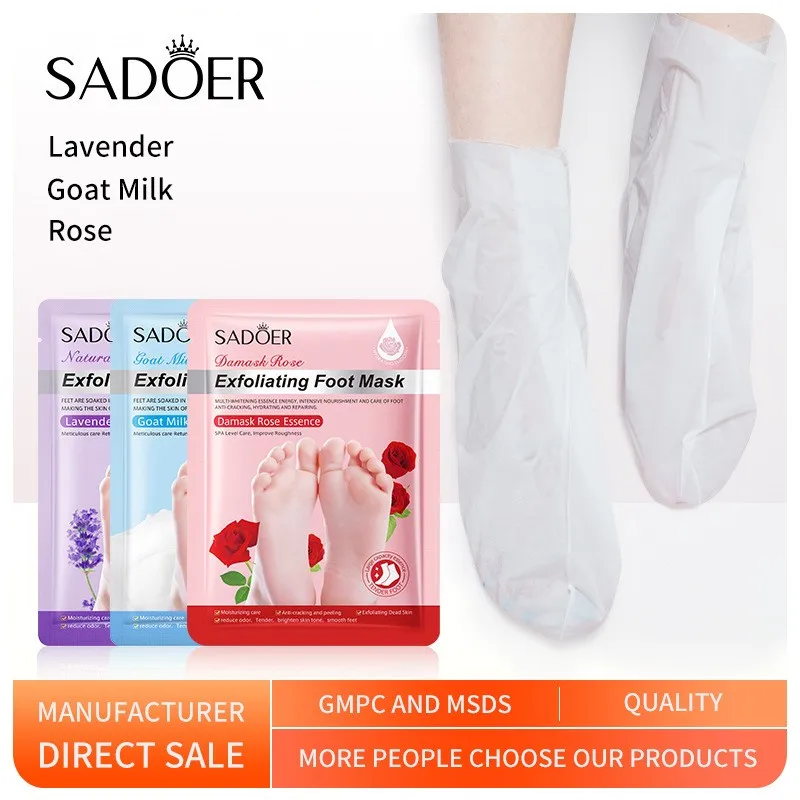 OEM SADOER Organic Whitening Hand Mask Elbow Joint Gloves Lightening and Natural Moisturizing Nourishing for Dark Skin Wholesale