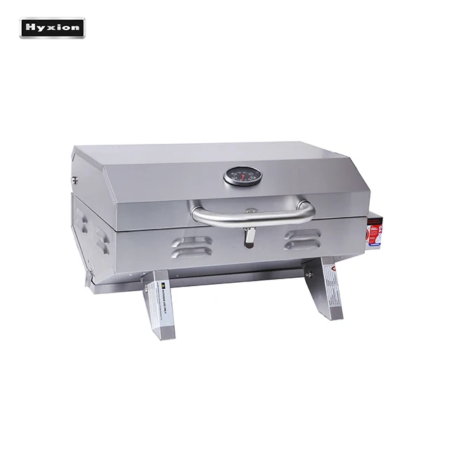 HGG2011U 2 Burner Table Top Gas Grill easy portable for outdoor barbecue