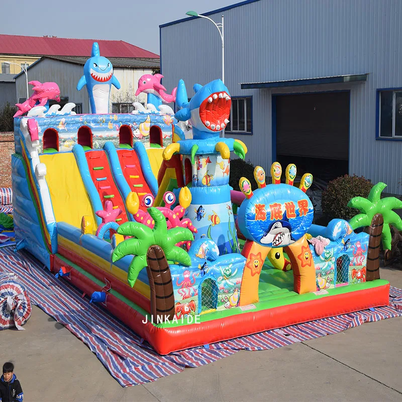 Manufacturer Giant Adult Toys Inflatable Adverting Inflatable Bounce House  Inflatable Animal Slide
