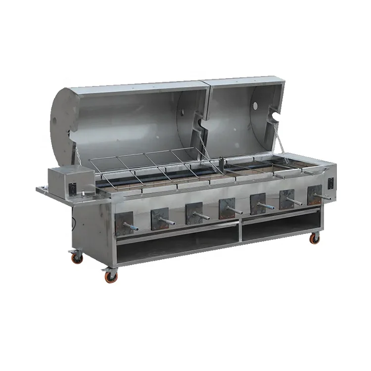 Combination RoastersRoast ChickenRoast PigRoast Leg of LambRoast FishRoast RabbitCommercial Stainless Steel Smokeless Roasters