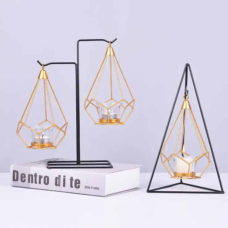 Unique Product 2020 Geometric Candle Tea Light Holder Candlestick Home Light Candle Holder