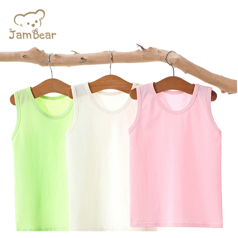 Детский летний жилет JamBear из 100% органического хлопка, Летний Тонкий детский жилет для защиты живота