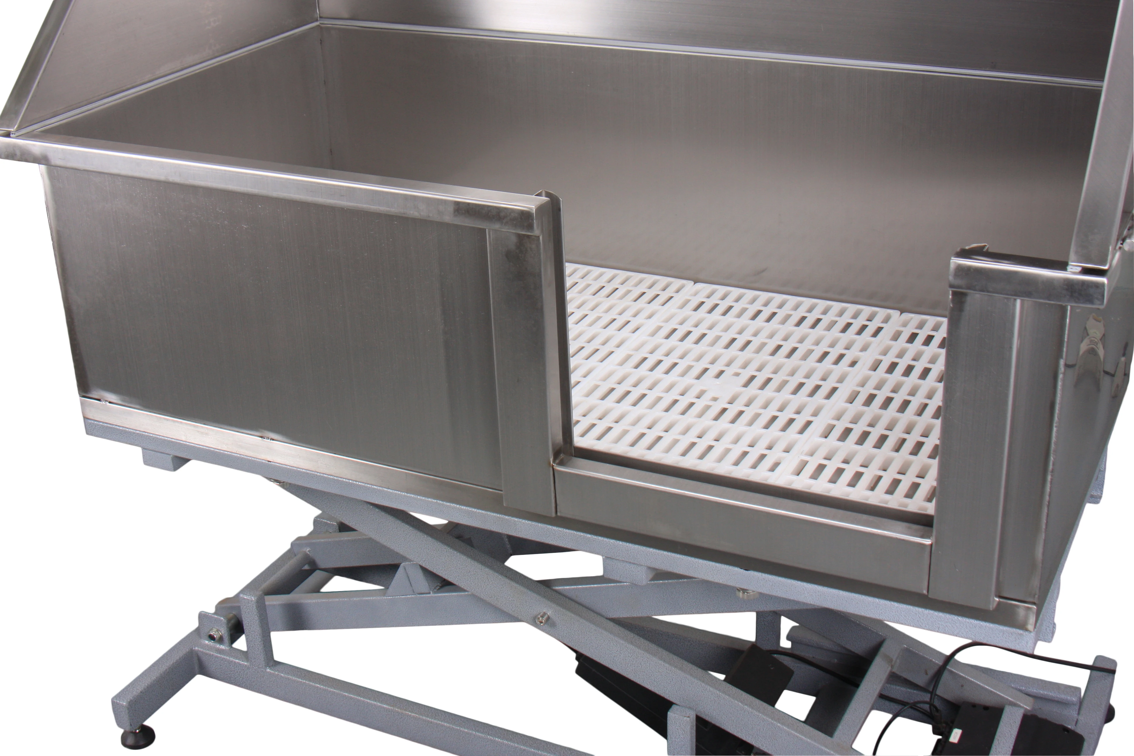 
BTS-131E Deluxe Dog Wash Machine Electric Lifting Dog Grooming Bathing Tub Stainless Steel Foot Pet Bath 