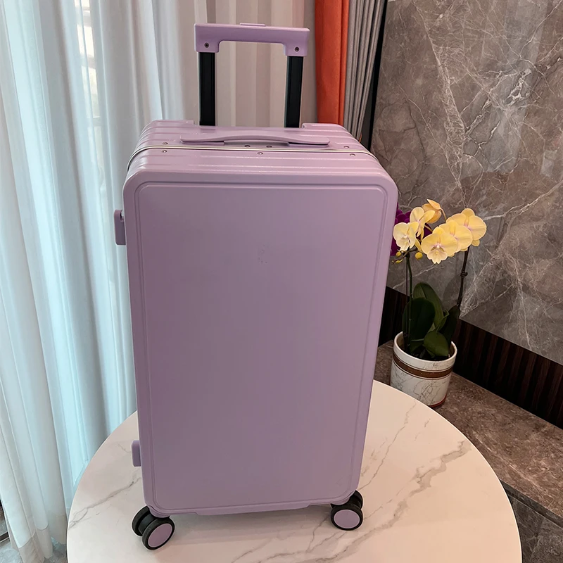 2023 Factory New Design Business trip Travelling Bags Trolley Luggage With Cup Holder and USB charging suitcase