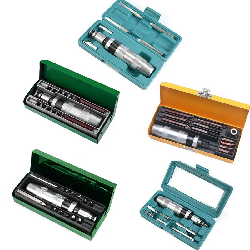 Набор многофункциональных отверток промышленного класса, мощные ударные насадки для отверток, экстрактор винтов, набор ударных отверток