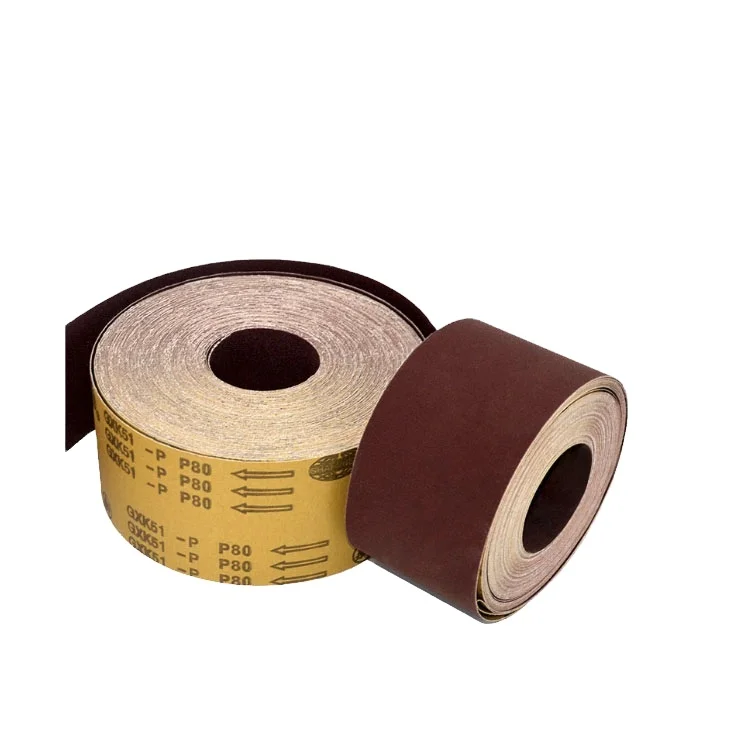 80 grit Abrasive Sandpaper Roll Cloth sand Roll for Polishing
