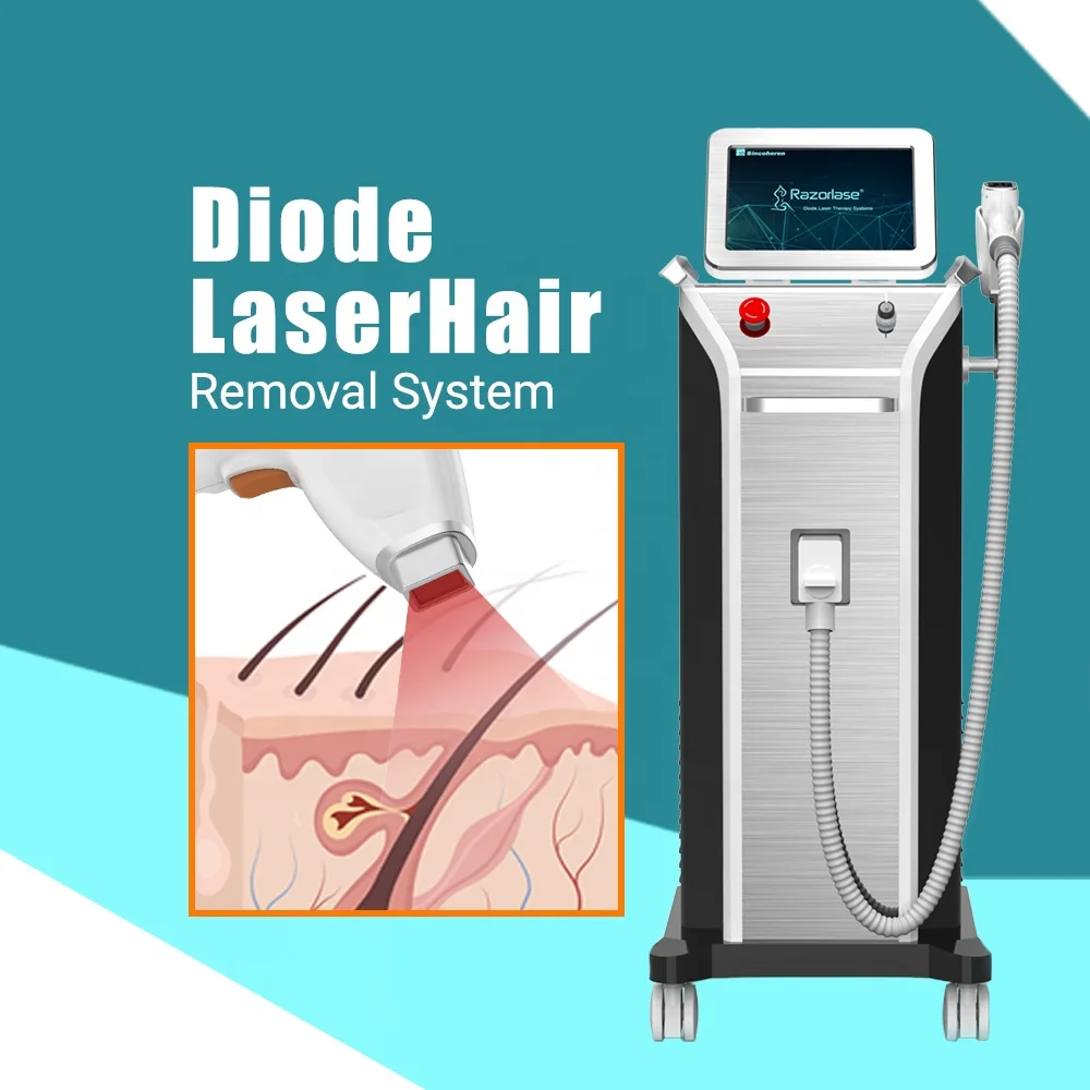 2022 newest 2000W high power professional 808 1064 755 laser hair removal device beauty salon equipment permanent hair removal