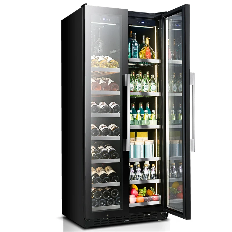 Factory Vertical Shelf Compressor Inverter Compressor Cooler Wine Fridge For Household