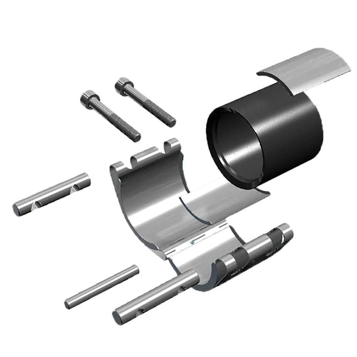 Direct sales pattern Repair Gear Ring Flexible Ss304 Stainless Steel Plastic Water Pipe Joint Leakage Repair Clamp