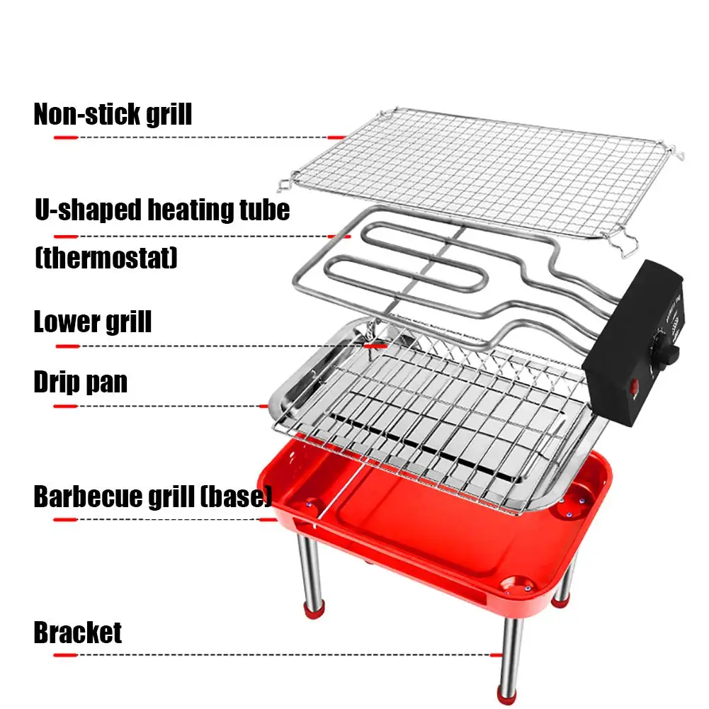 New Portable Instant Picnics Camping Mini Disposable Barbecue Grill Outdoor With Charcoal Net Bbq Grill Set korean bbq