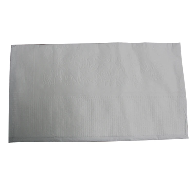 Colorful folded paper napkins at weddings