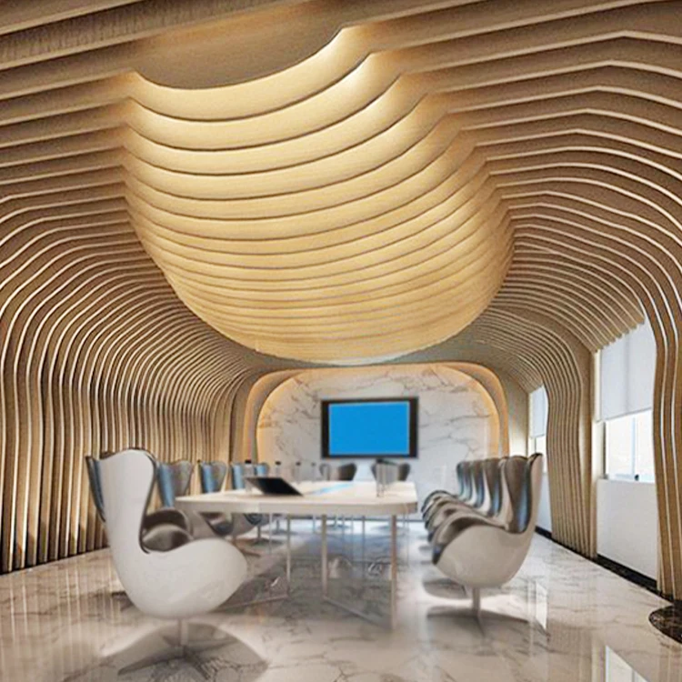 High Standard Craft Made Beautiful Metal Decorative Aluminum Slat Suspended Ceiling Panel