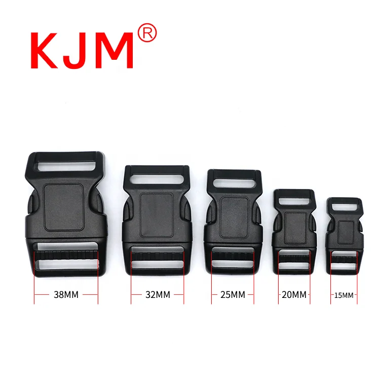 OEM ODM Accept 25mm Quick Release Contoured Plastic Adjustable Pet Buckle for Dog Collar