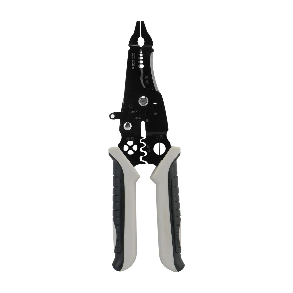 A4multifunctional wire cutter tool Electrician Plier Side Cutters Multi function Cable Stripper Cables Pliers 10 in 1