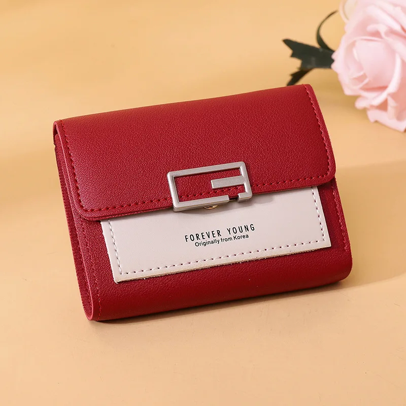 High Quality Wholesale Cheap Coin Purse Wallet Women Mini Fashion New Leather Card Wallet