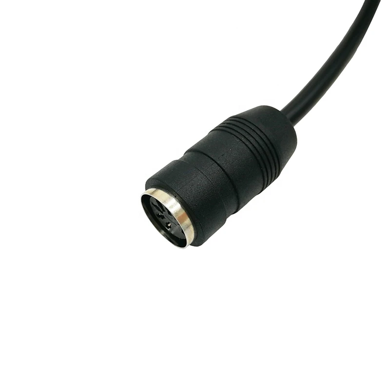 OEM black mini din big din male and female midi extension cable for Intelligent residence power cable