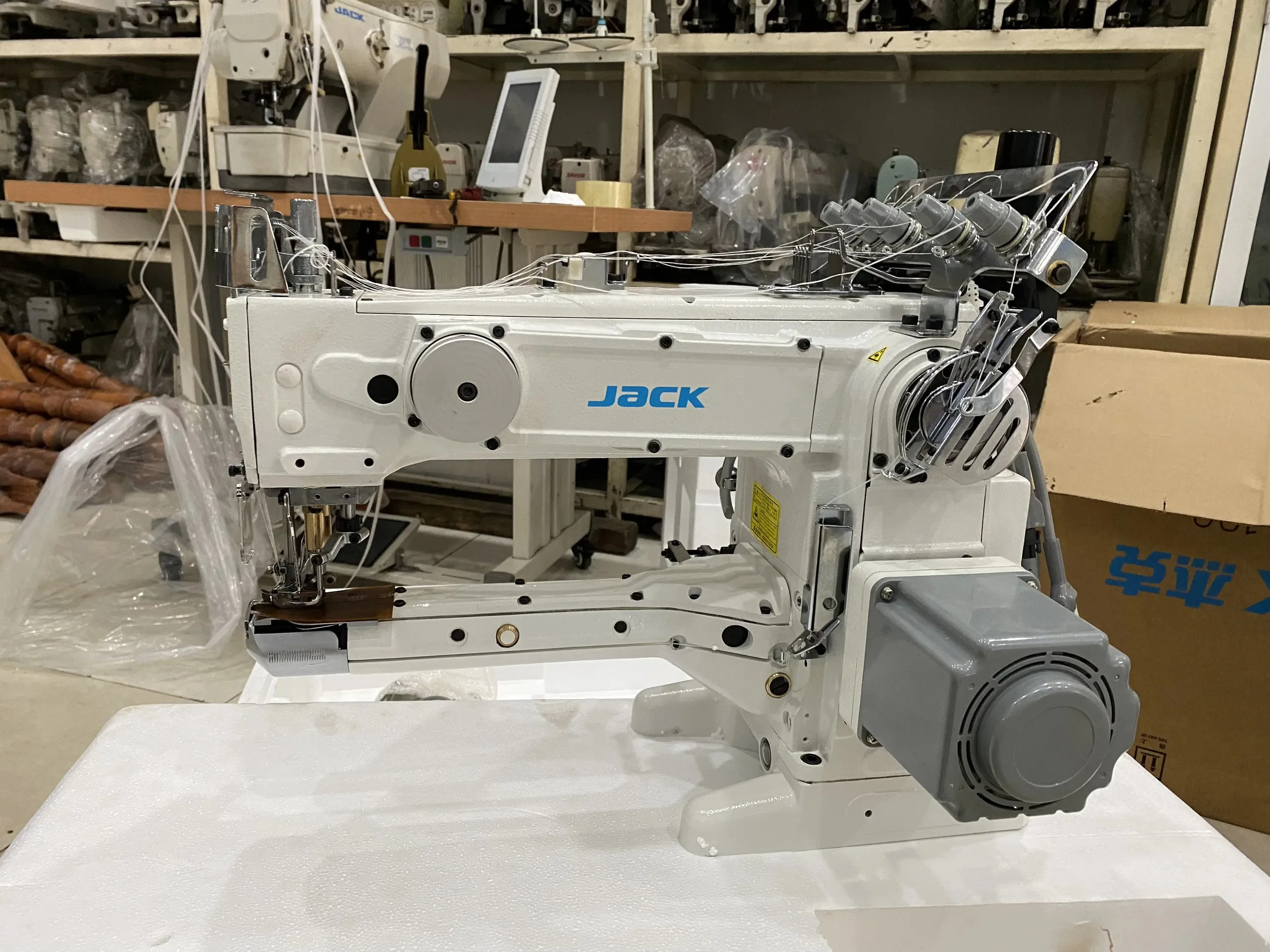 Jack 1500C UT прямая трубка компьютерная блокировочная швейная машина новая 1506 Высококачественная со сращиванием рукава