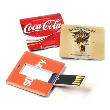 Promotion credit card usb stick custom Logo 256GB swivel usb stick 64GB 128GB eco friendly tape drive cardwaterproof pendrive
