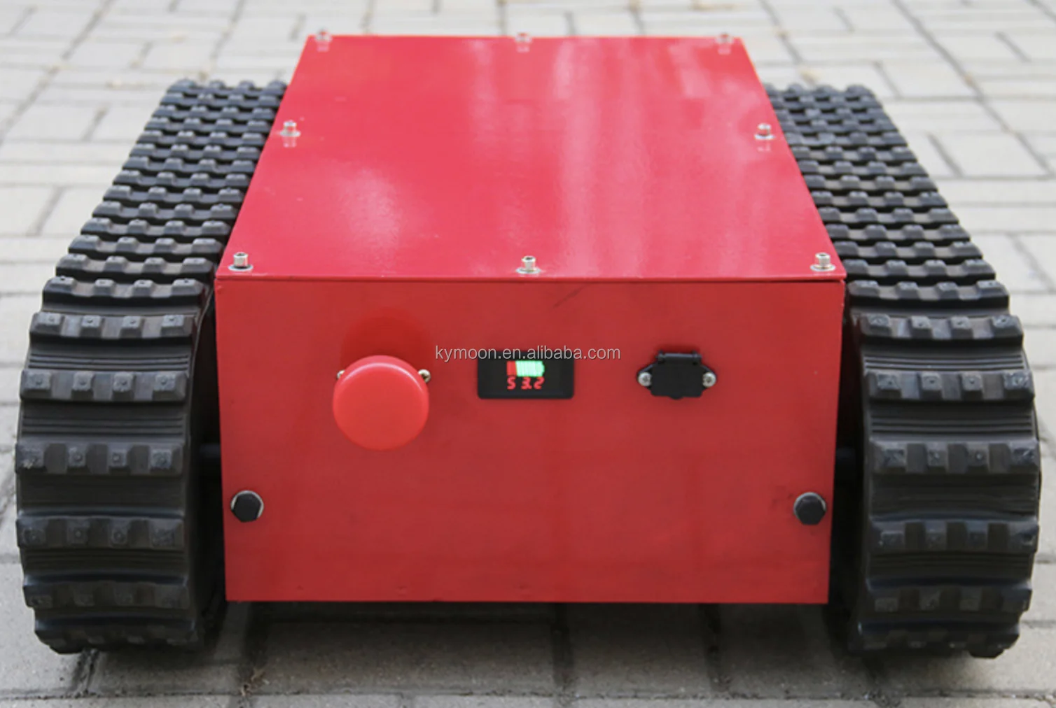 Hot Sale Rubber Track Robot Chassis Snowmobile Rubber Track Chassis Small Electric Rubber Crawler Track Chassis