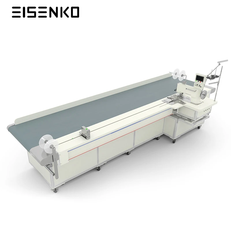 EISENKO curtain splicing hemming machine edge stitching fabric sewing machine curtain machine