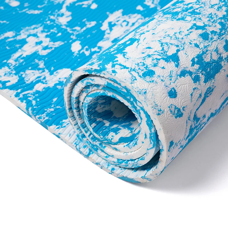 Sansd Custom Print Odorless Lightweight Extra Large Size Eco Friendly Camouflage Camo TPE Yoga Mat Thick 30mm