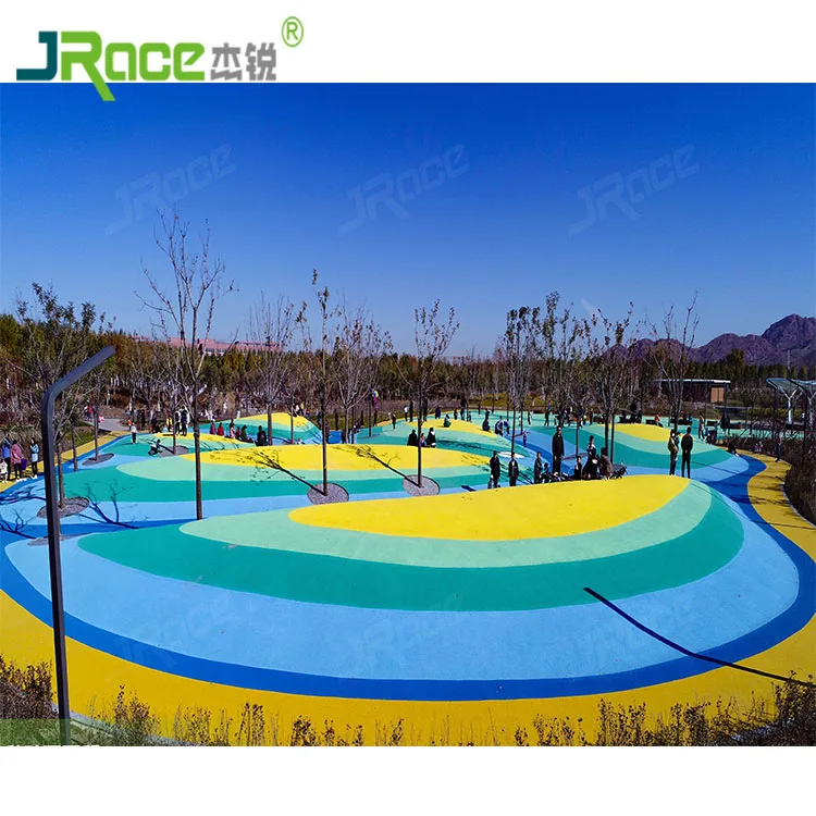 Elastic Children Playground Outdoor Floor Covering epdm Rubber Granule With PU Binder