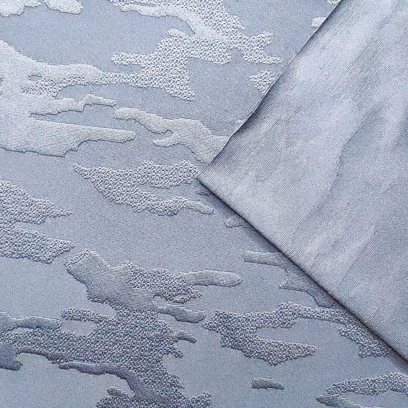 Polyester spandex elastane jacquard fabric for activewear sports t shirt