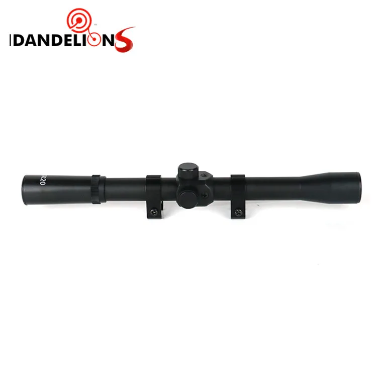 
Cheap 4X20 rifle scope air riflescopes gun Sniper hunting weapons tactical army long range optics scope with scope mounts 