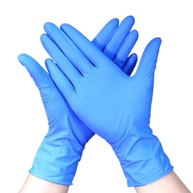 Food Grade Latex Free Multifunctional Synthetic PVC Nitrile Gloves Guantes de nitrilo de PVC sintetico