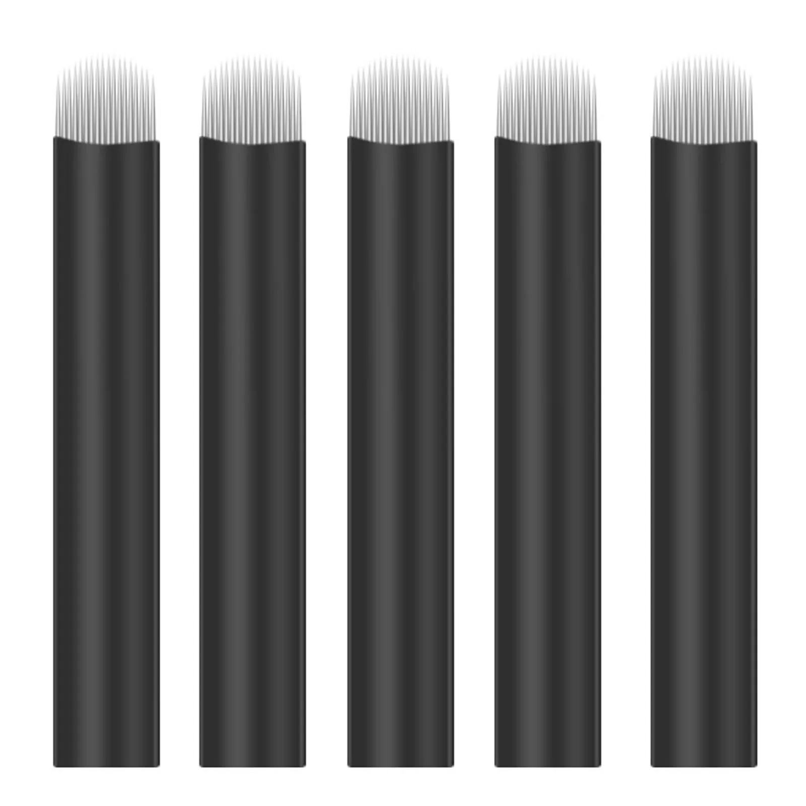 Sharpest NANO 0.16mm Microblading Blades Sterilized Disposable Eyebrow Tattoo Needle Blades U18 U20 for Eyebrow Hair Stroke