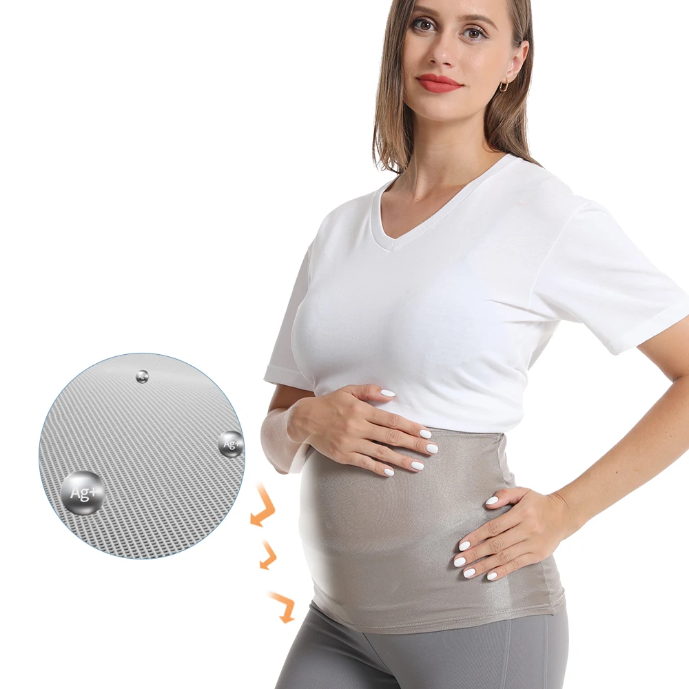 Newest Pregnancy EMF Radiation Protection Apron EMF Maternity Dress For Sale  new fabric