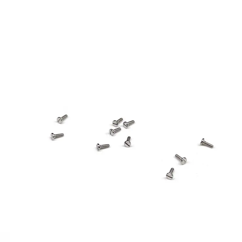 Stainless Steel 304 m1.2 m1.4 m1.6 m2 m2.5 Ultra Low Head Mini Screws Slotted Drive Machine Small Screws