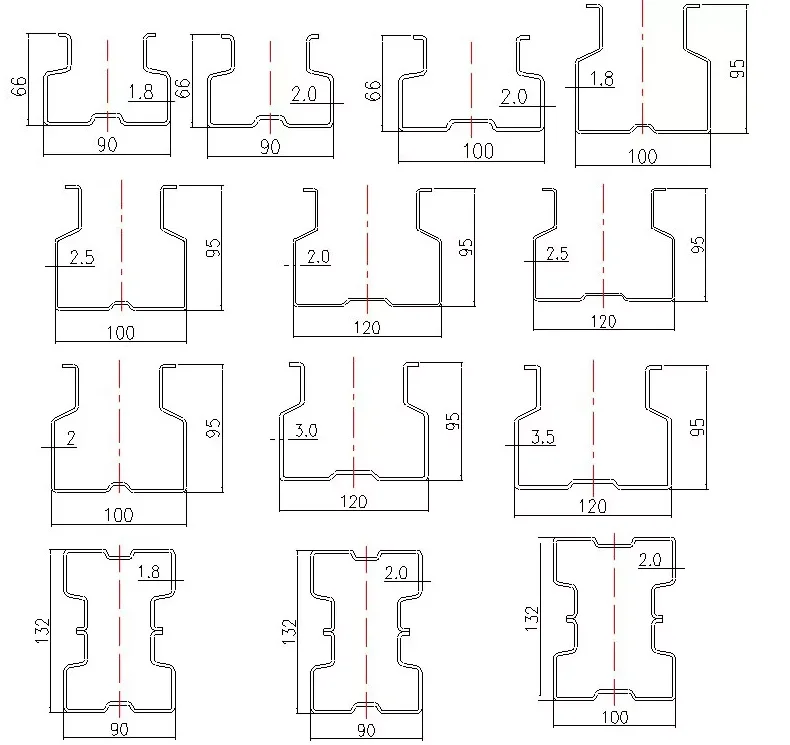 Rack Beam And Connect Fitting Roll Forming Making Machine