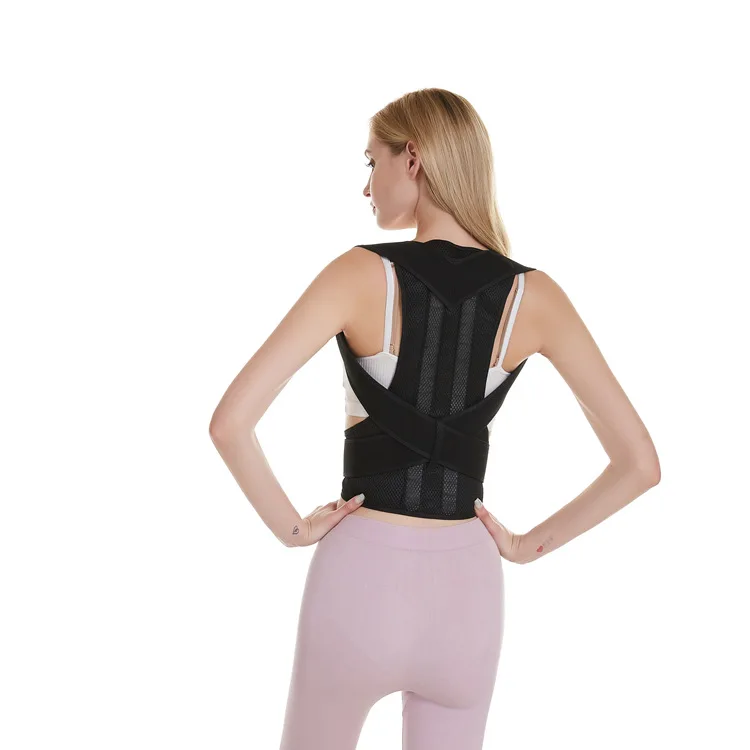 Adult Back Brace Posture Corrector Adjustable Fully Back Support Improve Back Pain Relief