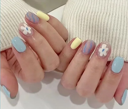 Advanced Nail Enhancement Tablets press on nails and lashes sets capsule ongle transparent nails press on