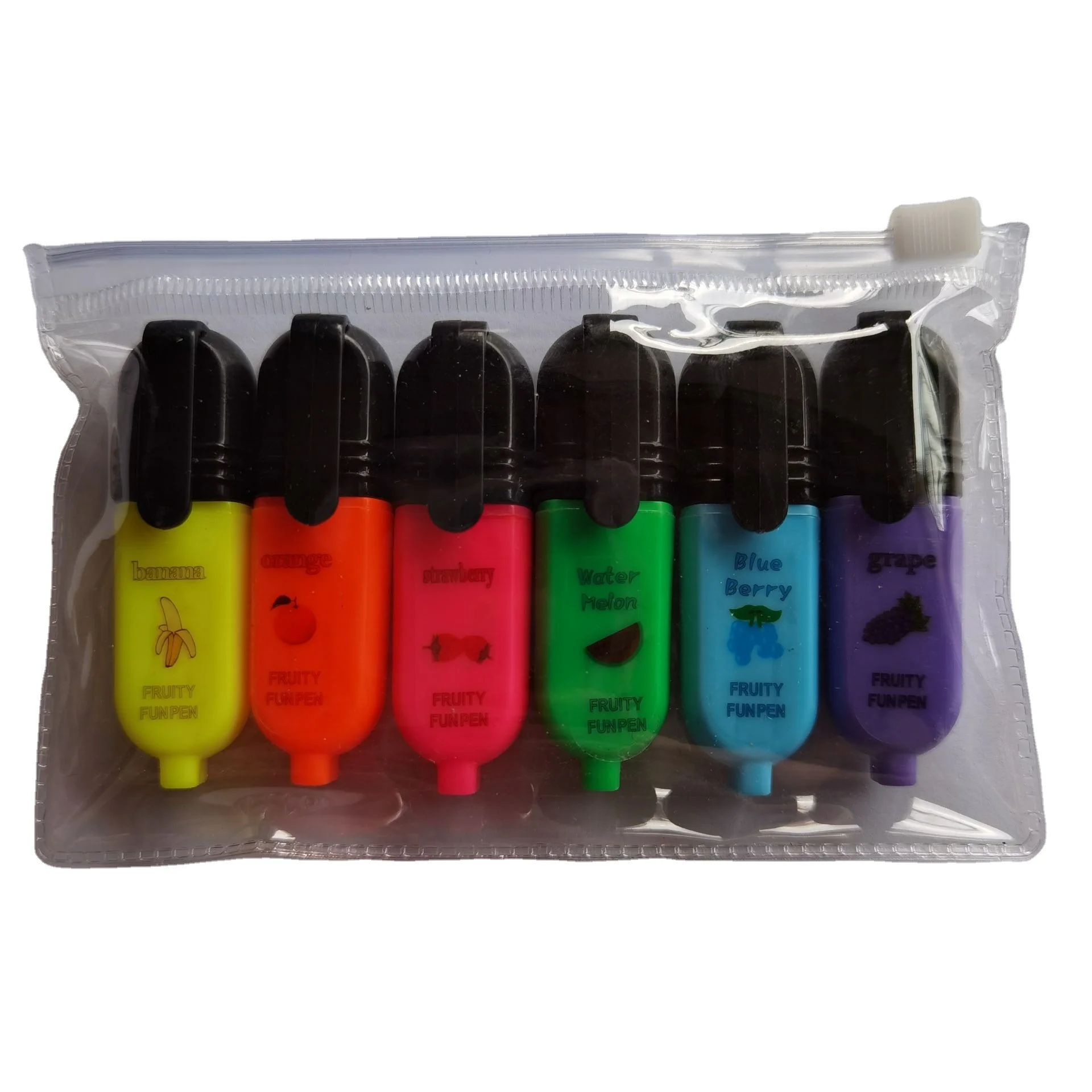 Factory hot sale student used diy mini pen highlighter marker pen