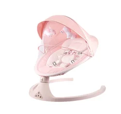 Новинка, Детский Электрический батут с дистанционным управлением и синими зубьями, автоматическое кресло для младенцев с usb, качели для малышей, вибрирующий качалка