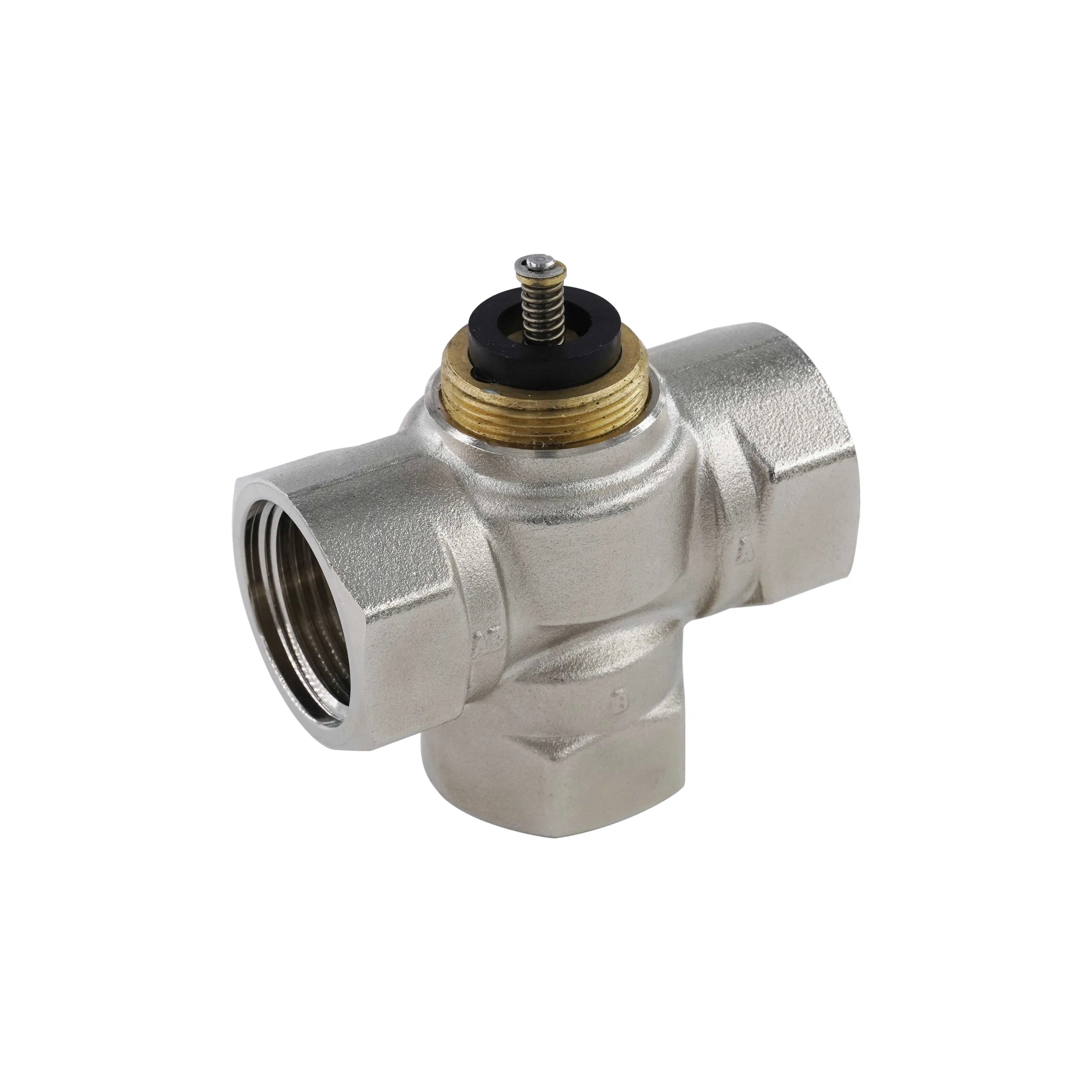 ZL-2231 3 way valve and electric thermal actuator thermostatic mixing floor heating valve copper